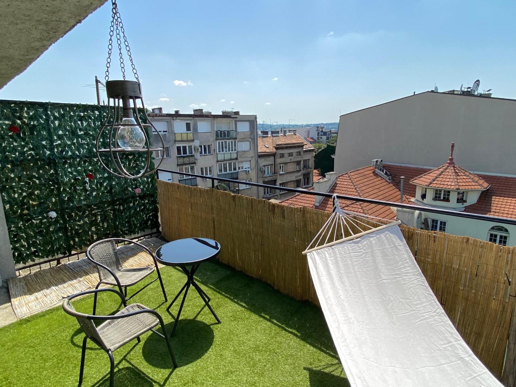 Ferienwohnung Panorama Royal Vracar Belgrad Exterior foto