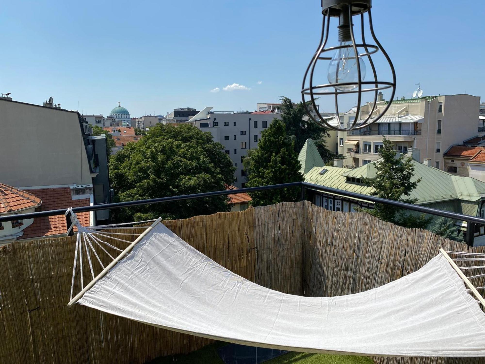 Ferienwohnung Panorama Royal Vracar Belgrad Exterior foto