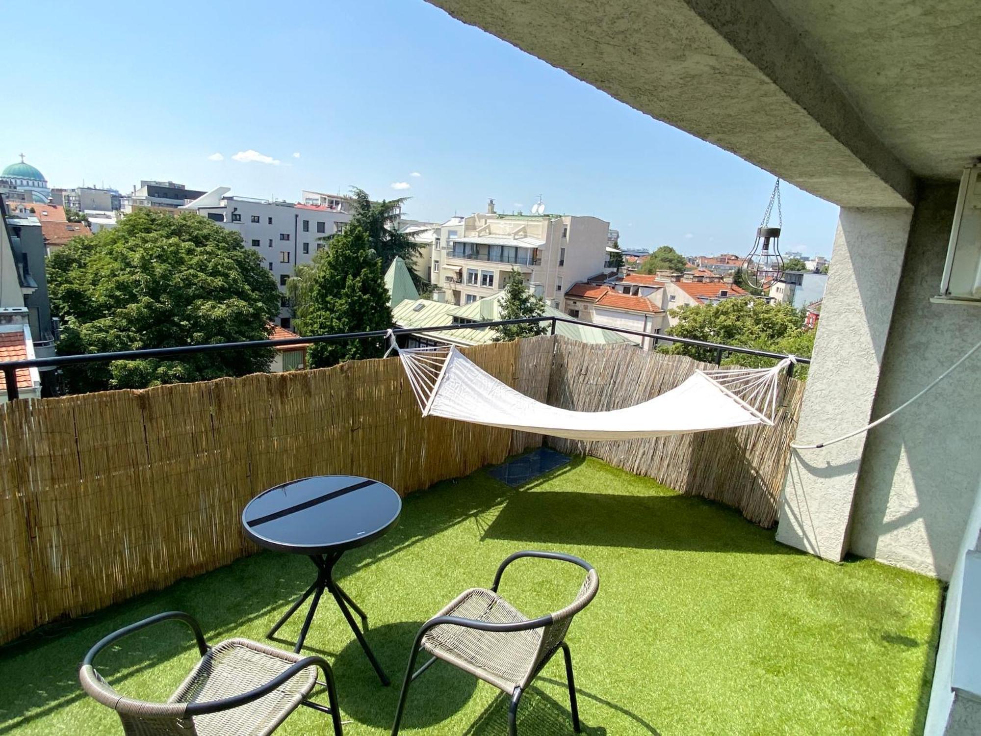 Ferienwohnung Panorama Royal Vracar Belgrad Exterior foto
